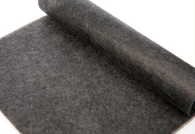 Carbon fiber mat